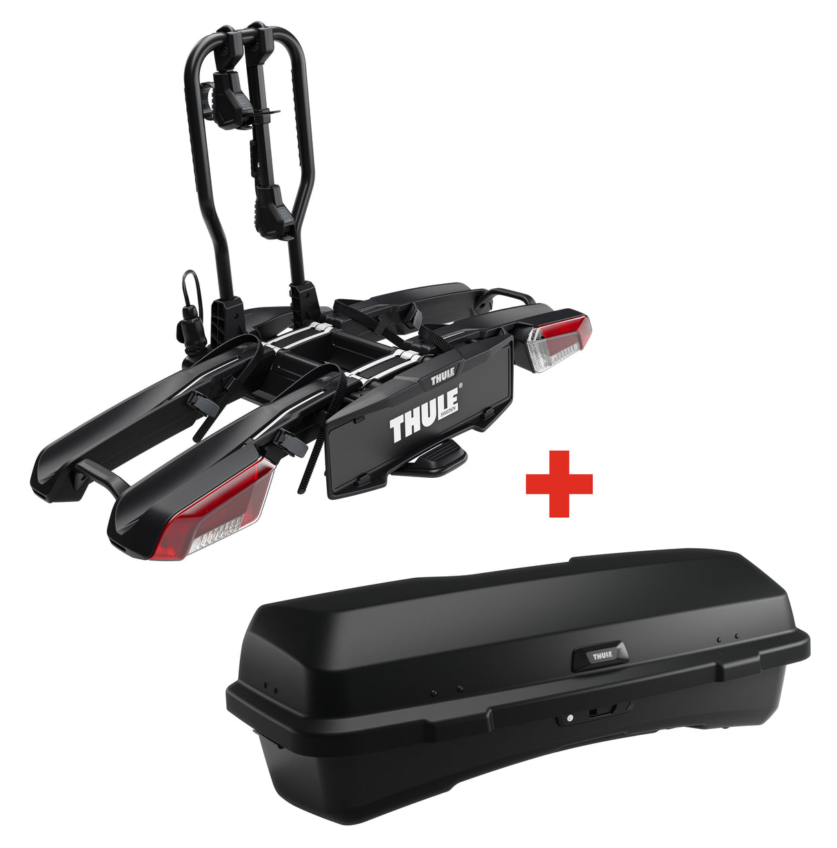 Thule Easyfold 3 (2 Bike) with Santu Cargo