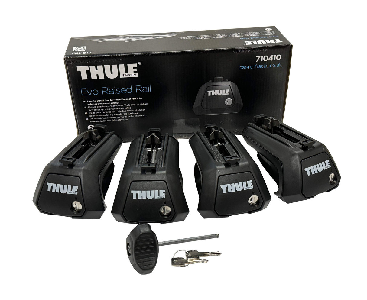 Thule EVO Raised Rail Clamps 7104