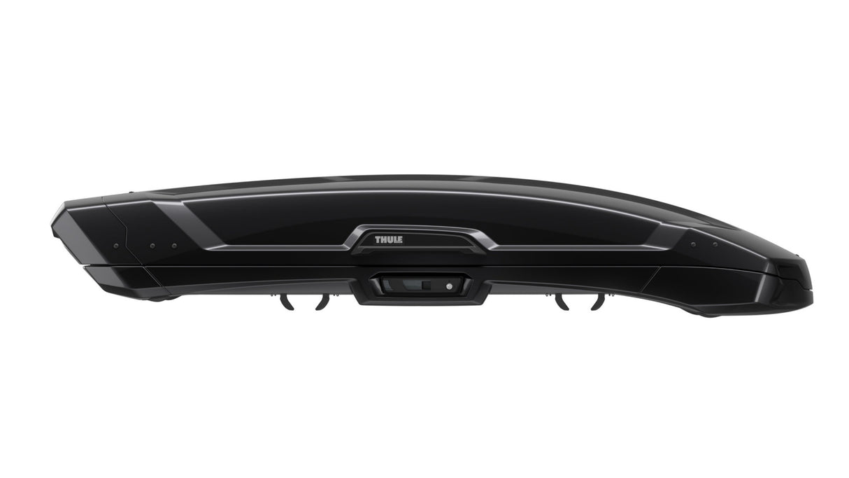 Side view of the Vector Medium size roof box by Thule