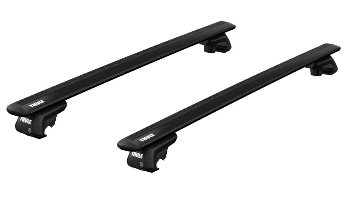 HONDA Edix 5-dr MPV, 2004 - 2009 Roof Rack with WingBar EVO bars and raised rail clamps
