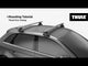 Thule Roof Rack for VOLKSWAGEN ID. UNYX 5-dr SUV, 2025 on - Normal Roof (SlideBars)
