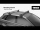Thule Roof Rack for FORD Ranger Raptor 4-dr Double Cab, 2020 - 2022 - Normal Roof (Pro Bars)