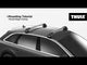 Thule WingBar Edge - Aluminum to fit: HYUNDAI Accent 4-dr Saloon, 2018 on
