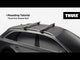 Thule Roof Rack for MITSUBISHI Pajero 5-dr SUV, 1999 - 2004 - Raised Roof Rails (Pro Bars)