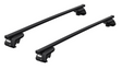 Thule EVO Roof Bars with 7104 raised rail foot pack and Thule Evo Square bars for the MITSUBISHI Montero 5-dr SUV, 1999 - 2006