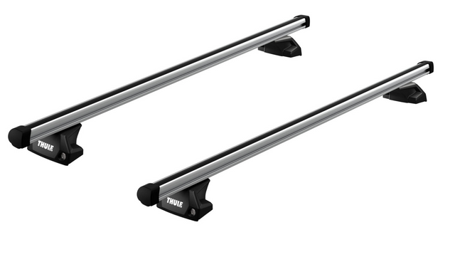 Thule Evo roof bar system for the KIA XCeed 5-dr SUV, 2019 on with 7106 flush rail foot pack and Thule ProBars