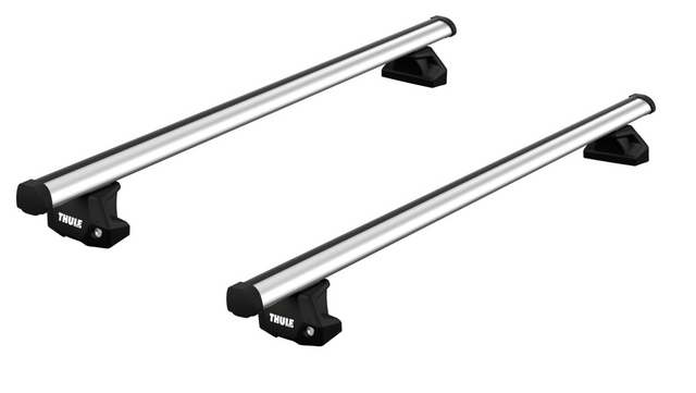 Thule Fix Point roof bar system for the MAZDA Biante 5-dr MPV, 2008 - 2018 with 7107 foot pack, fitting kit and Evo Pro Bars