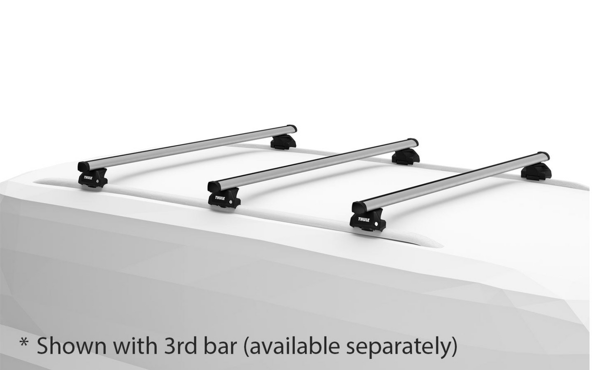 Thule ProBar Roof rack for the KIA XCeed 5-dr SUV, 2019 on with 7106 flush rail foot pack and fitting kit