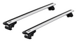 Thule Roof WingBar Evo with raised rail clamps to fit MITSUBISHI Montero 3-dr SUV, 1999 - 2006