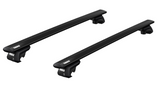 HONDA Edix 5-dr MPV, 2004 - 2009 Roof Rack with WingBar EVO bars and raised rail clamps